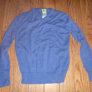 Young Boy's 100% Cotton V-Neck Sweater